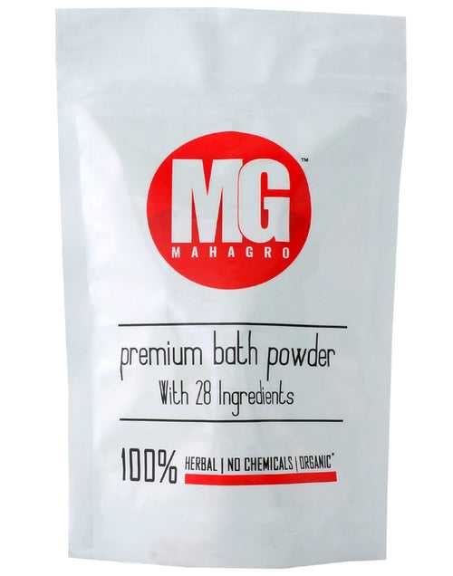 MahaGro Bath Powder- Herbal & Organic- (200g Pack of 2)