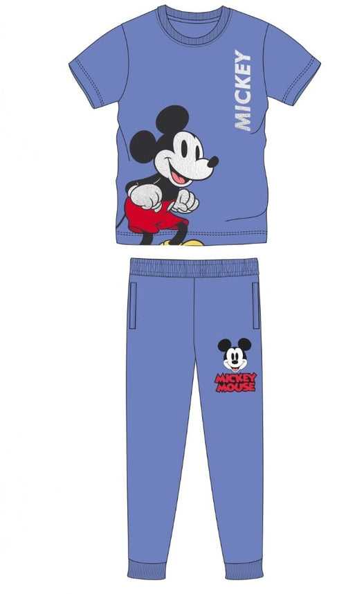 Boys Lavender Mickey Mouse Print casual Co-Ord Set
