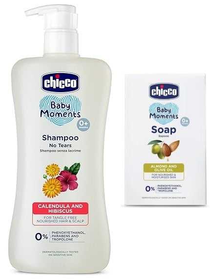 Chicco Baby Bathing Combo Shampoo + Soap