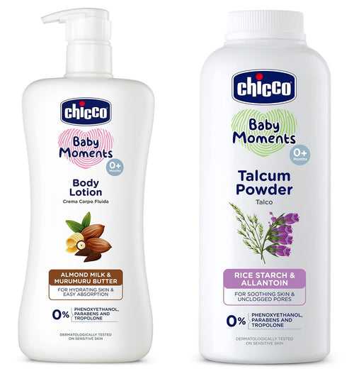 Chicco Baby Grooming Combo Lotion + Talcum Powder