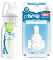 Dr Brown's Feeding Bottle Kit Combo - Level 1