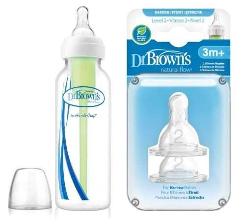 Dr Brown's Feeding Bottle Kit Combo - Level 2