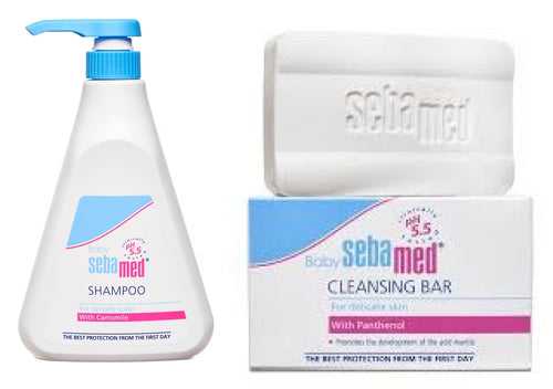 Sebamed Baby Bathing Combo Shampoo + Soap