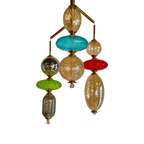 MOROCCAN MAGHREB GLASS MARVEL PENDANT LIGHT | Ivanka Lumiere