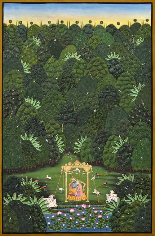 Radha Krishna in Forest - 02