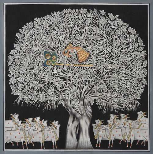 Krishna in Tree - 02