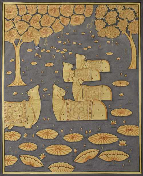 Krishna With Cows - 15