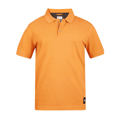 Men's-ARMOR-Polo T-shirt-Orange Marmalade