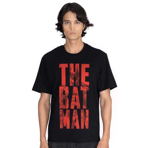 THE BATMAN™️-CLASSIC-MEN'S T-SHIRT-BLACK