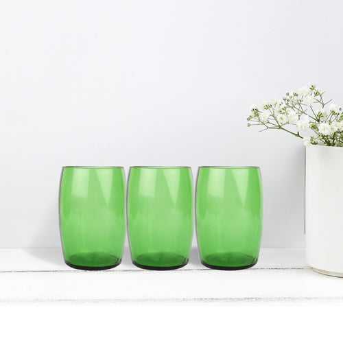 Upcycled Water Glass: Eco-Friendly and Sustainable Drinkware (set of 4)
