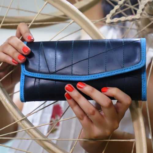 Sustainable and Chic: Upcycled Tube Ladies Wallet for the Stylish Eco-conscious Woman