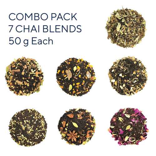 Chai Combo Pack (7 Chai Blends of 50 gms Each)