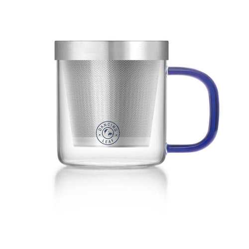 Taza Glass Tea Mug with Steel Infuser (300ml)