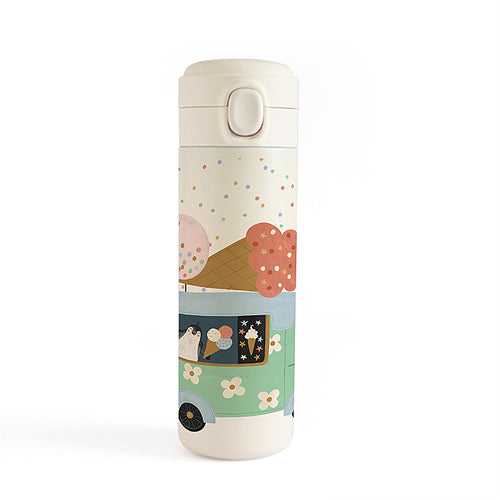 Insulated Water Bottle For Kids - Ice cream Fun