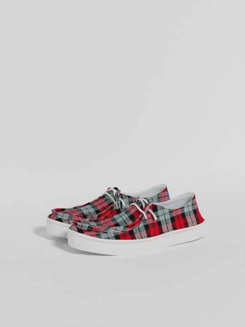 The Luna Red and Grey Tartan