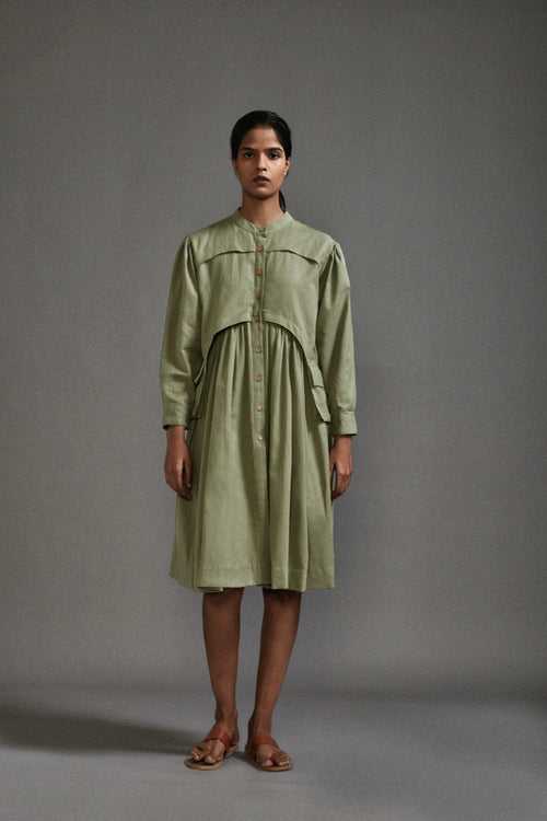 Green Safari Short Dress