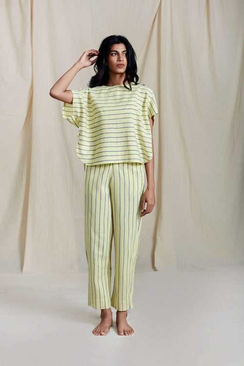 SE Thin Stripe Yellow Pants