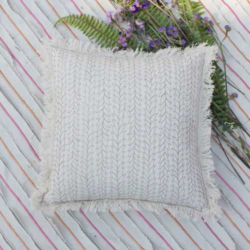 LEAFY CUSHION COVER