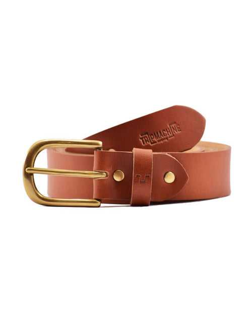 classic belt vintage tan