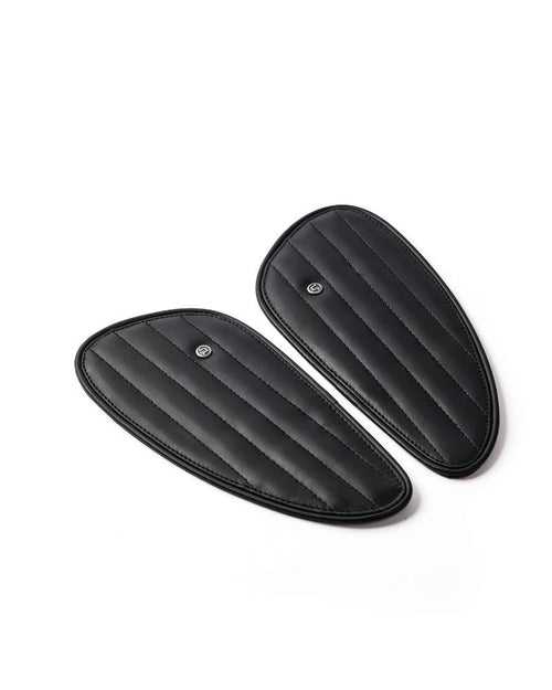 tank pads leather classic stripes