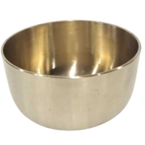 Indian Art Villa Brass Bowl With Matt Finish Design, Diameter-3.5 Inches