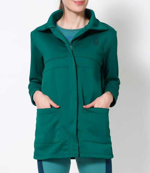 Cadmium Green Long Thermal Jacket