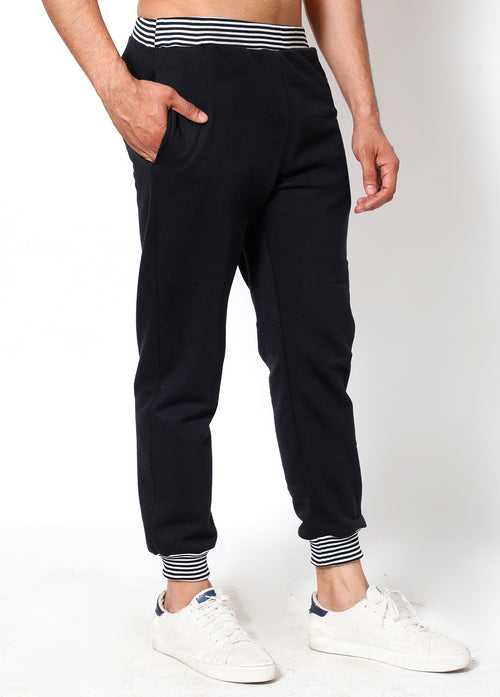 Black Stripes - Thermal Joggers