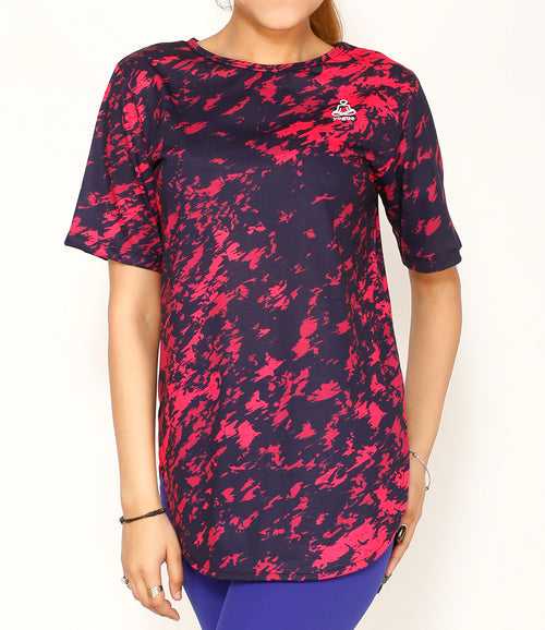 Pink Spectre Cotton Longline T-shirt