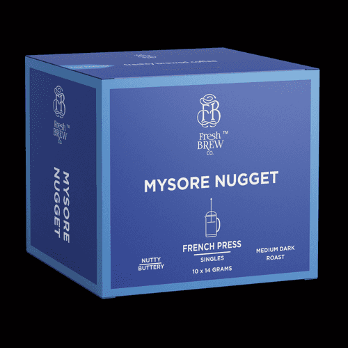 French Press Singles | Mysore Nugget | 10 Cups