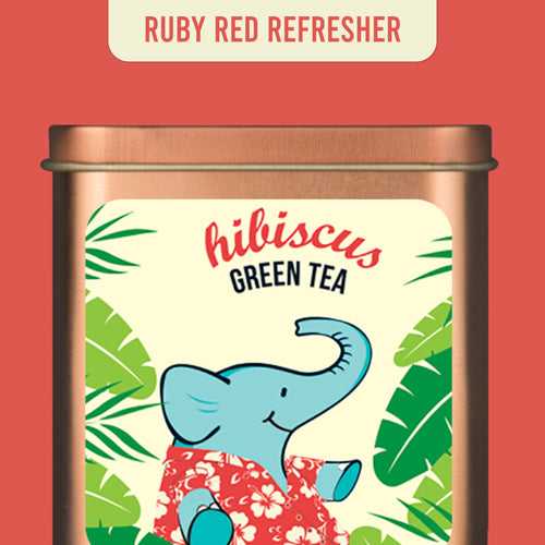 Hibiscus Green Tea - Tea Bags