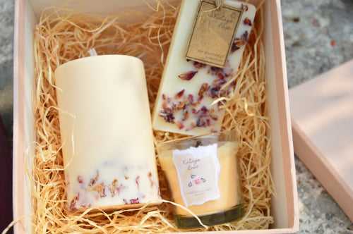 Vintage Rose | Pillar Gift Box