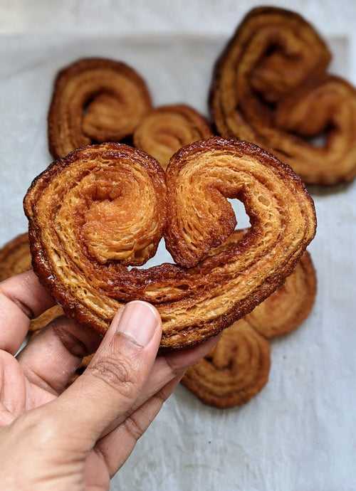 Palmiers (eggless)