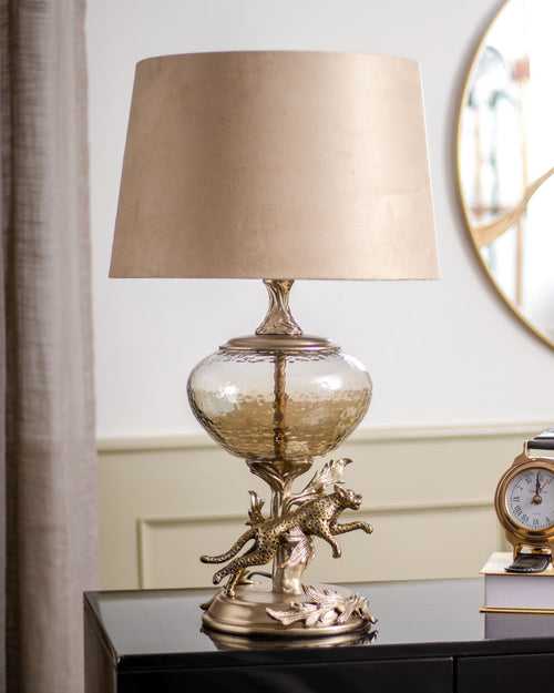 'Running Leopard' Table Lamp