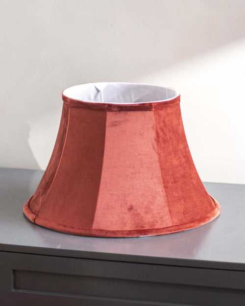 Red Modern Cotton Empire Lamp Shade