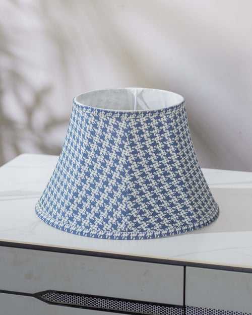 Blue & White Empire Lamp Shade