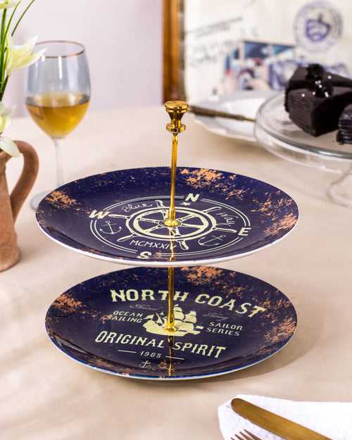 North Coast 2-Tier Cake Stand