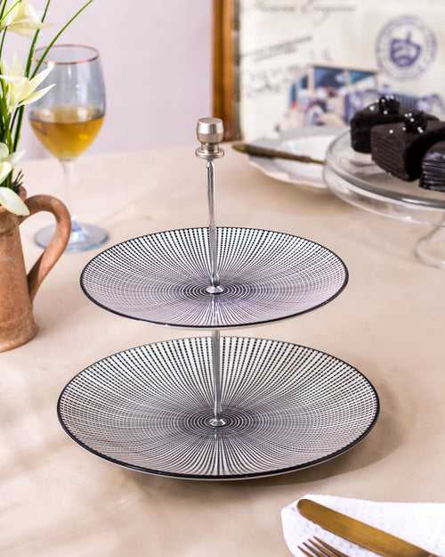 Diplomat 2-Tier Cake Stand
