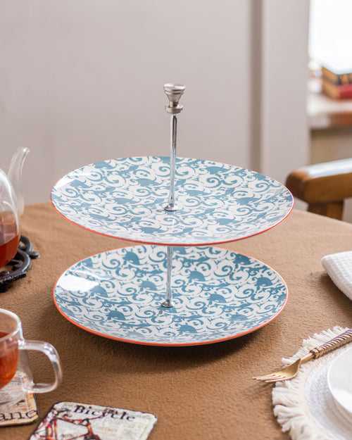 Pattern 2-Tier Cake Stand