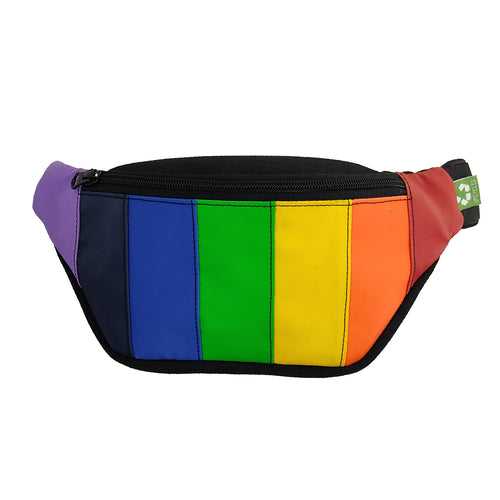 Pride Crossbody Pack in Ex-Bouncy Castle and Rescued Car Seat Belts