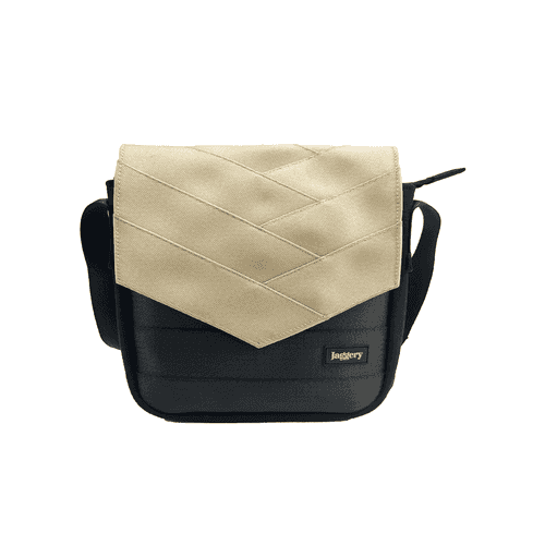 Friendly Soul Sling Bag in White Decommisioned Cargo Belts