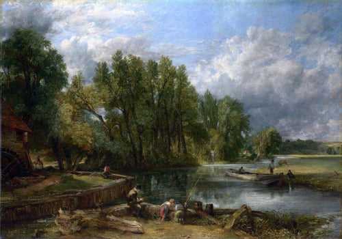 Stratford Mill - John Constable - English Countryside Landscape Painting