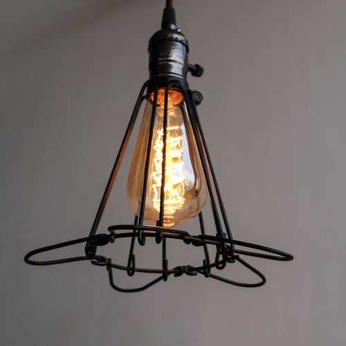 CLH124 Edison Cage Pendant Industrial Light