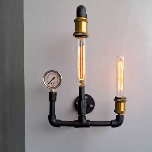 TPF127 Machine Age Industrial 2-Light Wall Sconce