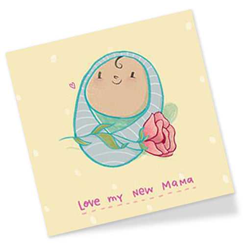 New Mama Premium Greeting Card
