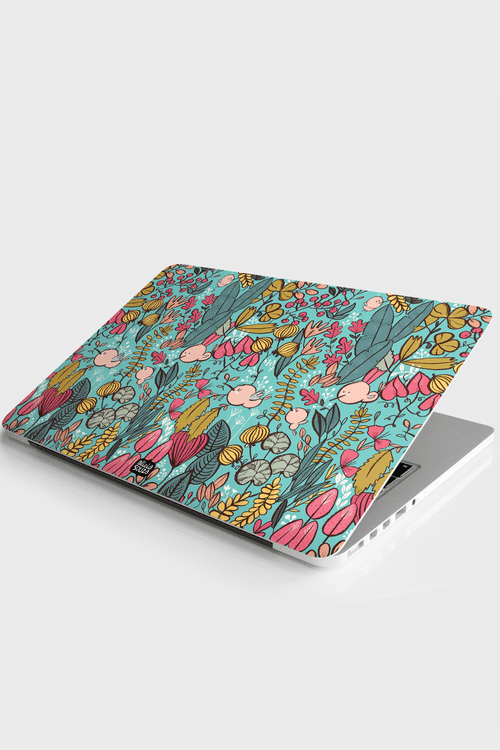 Blue Garden Laptop Skin