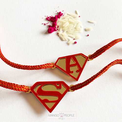 Personalised Rakhi - Super Letter- NO COD AVAILABLE