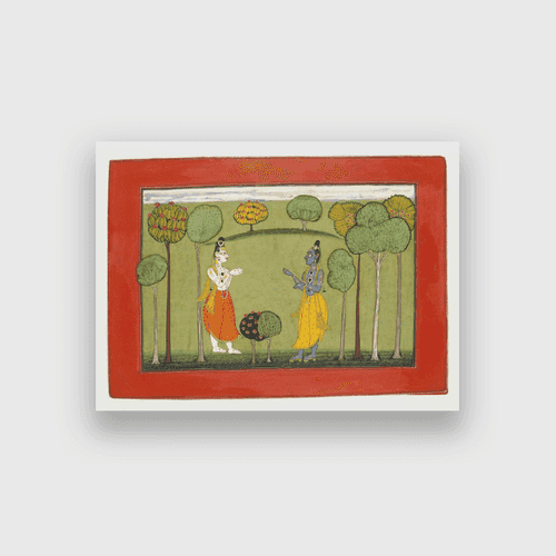 Rama and Lakshman in Forest Painting