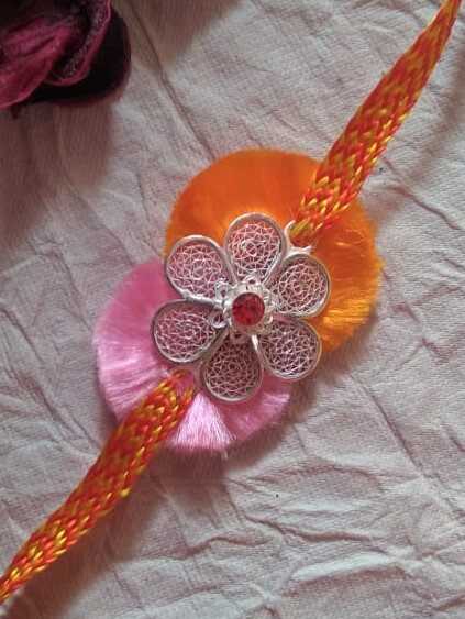 Silver Rakhi Balance