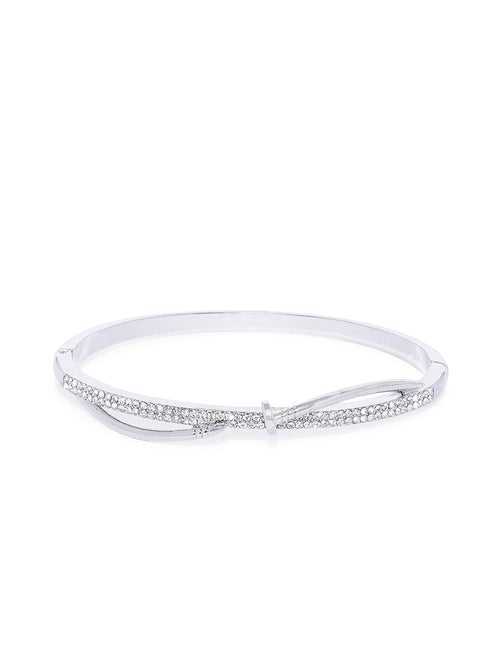 Amelia CZ Silver Cuff