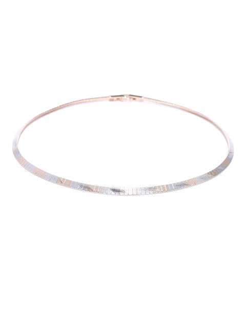 Silver and Gold Plated Minimal Choker